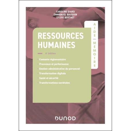Aide-mémoire - Ressources humaines - 4e éd.