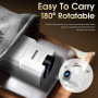 [App intégrée] 2025 Upgraded Vidéoprojecteur 1920*1080P FHD 4K Mini Projecteur Portable Dual Contrôle avec Souris Android TV WiF