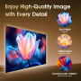 [App intégrée] 2025 Upgraded Vidéoprojecteur 1920*1080P FHD 4K Mini Projecteur Portable Dual Contrôle avec Souris Android TV WiF