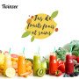 Twinzee Centrifugeuse Extracteur de Jus 850W, Large Bouche (75 mm) - Centrifugeuse Fruits et Legumes, Pieds Anti-Dérapants