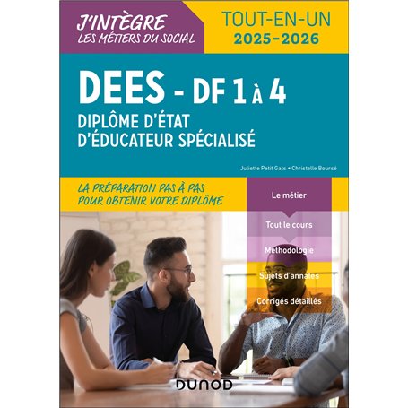 DEES - DF 1 à 4 - Diplôme d'État d'éducateur spécialisé - 2e éd.