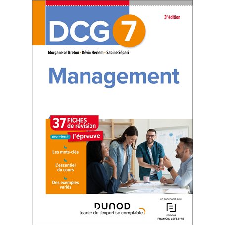 DCG 7 Management - Fiches de révision - 3e éd.