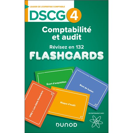 DSCG 4 - Comptabilité et audit - révisez en 132 flashcards !