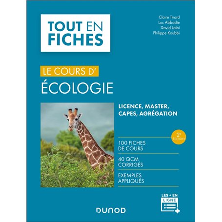Le cours d'écologie - 2e éd.