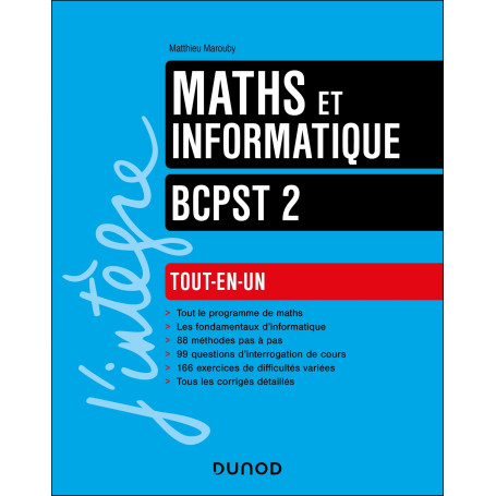 Maths et informatique tout-en-un BCPST 2e année