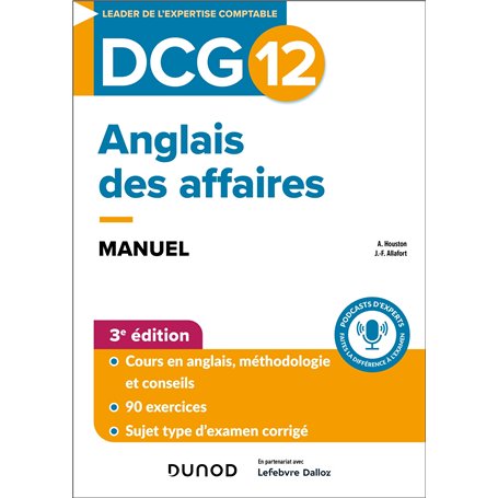 DCG 12 Anglais des affaires - Manuel - 3e éd.