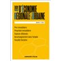 Revue d'économie régionale et urbaine Nº3/2024