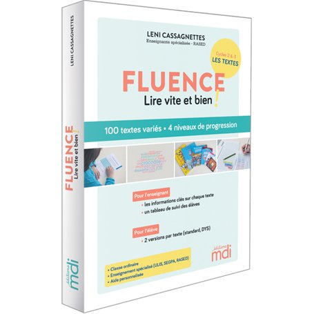 Fluence - 100 textes pour lire vite et bien !
