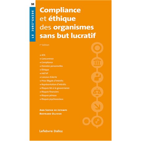 Compliance et éthique des organismes sans but lucratif