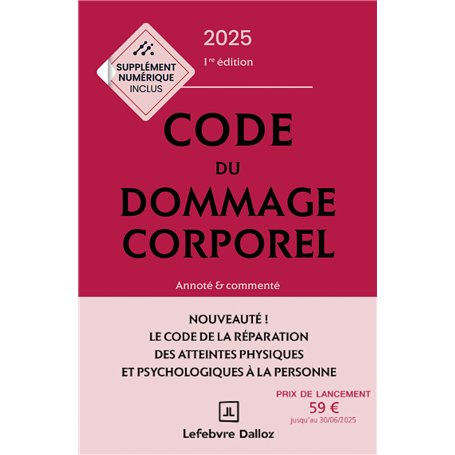 Code du dommage corporel 2025