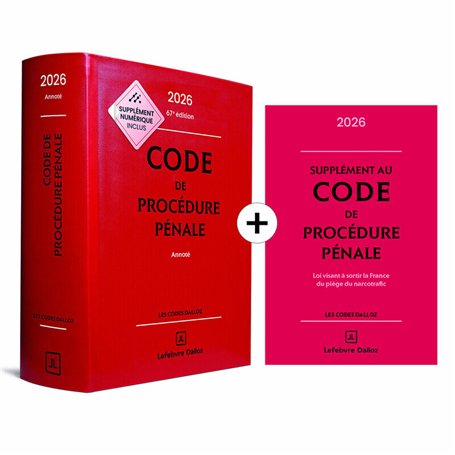 Code de procédure pénale 2026