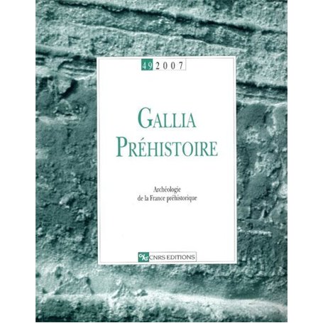 Gallia préhistoire 49 44,03 €