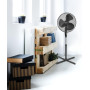 Bestron Ventilateur sur pied avec trois niveaux de vitesse, Ventilateur avec fonction oscillation à 75° & hauteur réglable jusqu