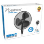 Bestron Ventilateur sur pied avec trois niveaux de vitesse, Ventilateur avec fonction oscillation à 75° & hauteur réglable jusqu