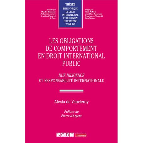 Les obligations de comportement en droit international public 73,39 €