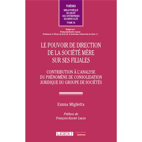 Le pouvoir de direction de la société mère sur ses filiales 73,39 €