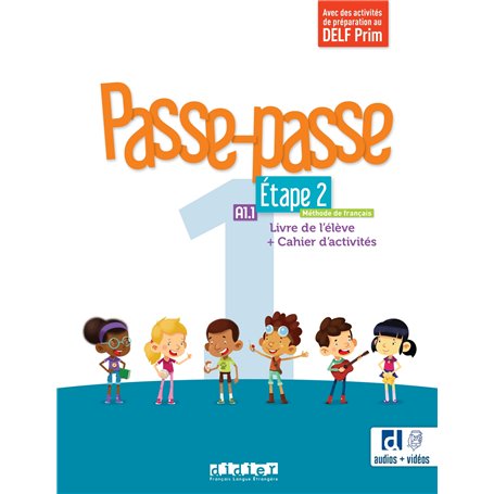 Passe-passe 1 - Niv. A1.1 - Étape 2 - Livre + Cahier + didierfle.app