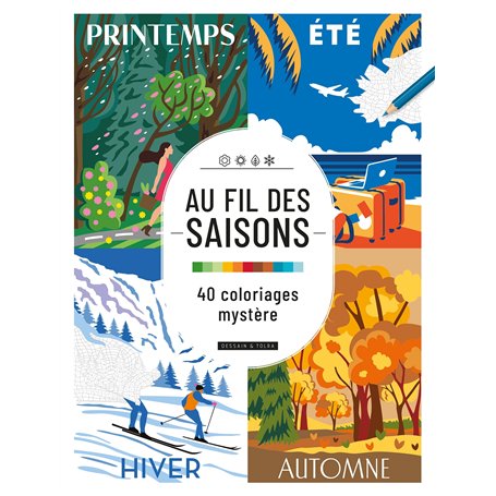 Au fil des saisons : 40 coloriages mystère 14,63 €