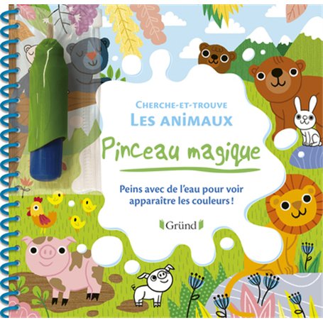 Pinceau magique - Cherche-et-trouve les animaux