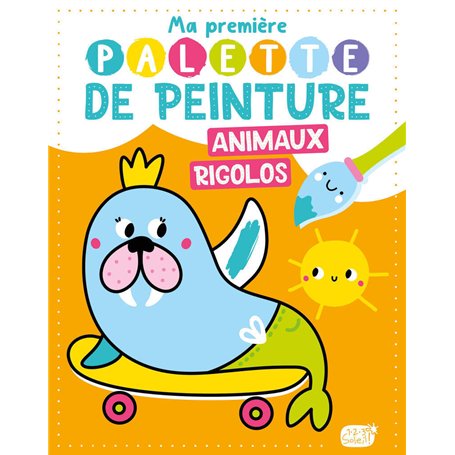 Première palette de peinture - Animaux rigolos