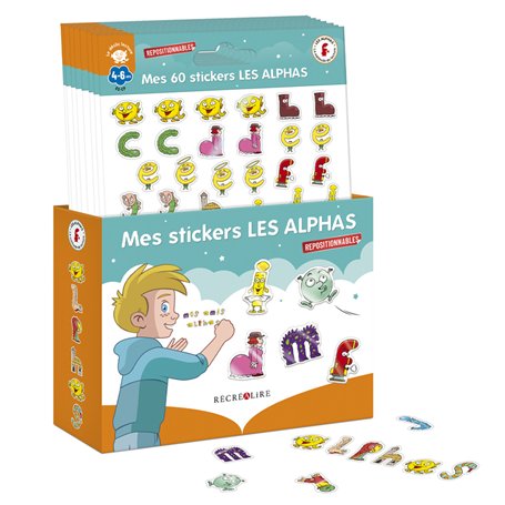 Boîte de 28 - Mes 60 stickers les Alphas