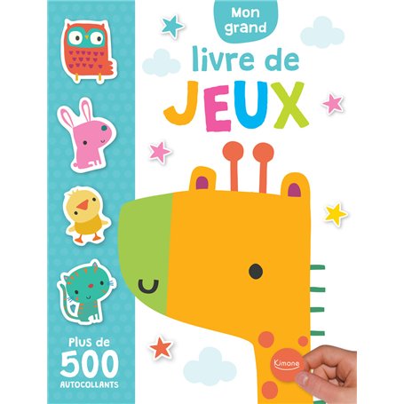 Mon grand livre de jeux - 500 autocollants