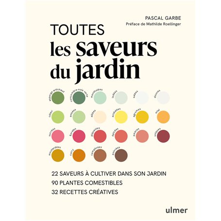 Toutes les saveurs du jardin - 22 saveurs à cultiver dans son jardin - 90 plantes comestibles - 32 recettes créatives