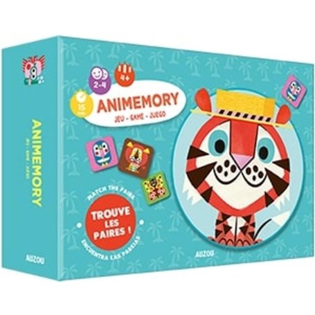 P'tit jeu de Memory - Les animaux en vacances
