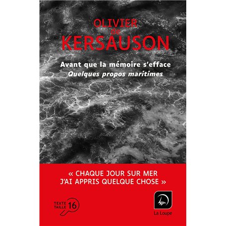 Avant que la mémoire s'efface