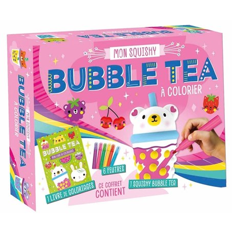 Mon squishy à colorier - Bubble Tea