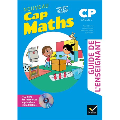 CAP MATHS CP Ed. 2019 Guide pédagogique + CD Rom