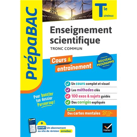 Prépabac - Enseignement scientifique Tle générale - Bac 2026