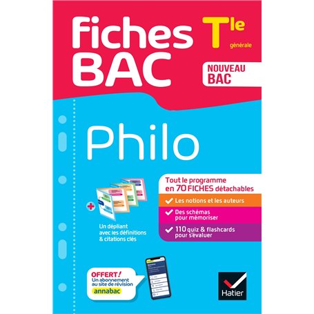 Fiches bac - Philo Tle - Bac 2026 6,07 €