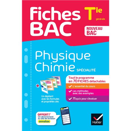 Fiches bac - Physique-Chimie Tle (spécialité) - Bac 2026 6,36 €