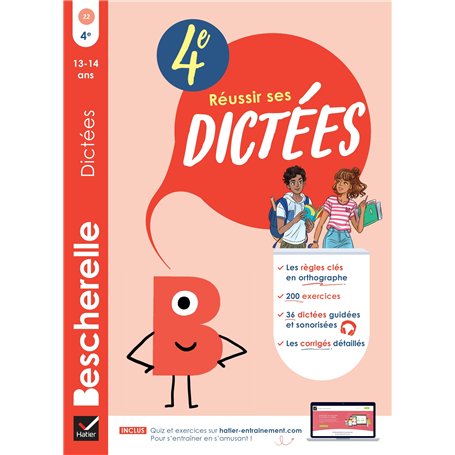 Bescherelle - Réussir ses dictées et progresser en orthographe - 4e