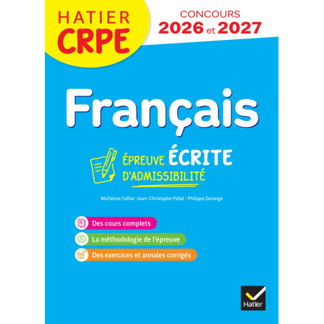 Français - CRPE 2026-2027 - Epreuve écrite d'admissibilité