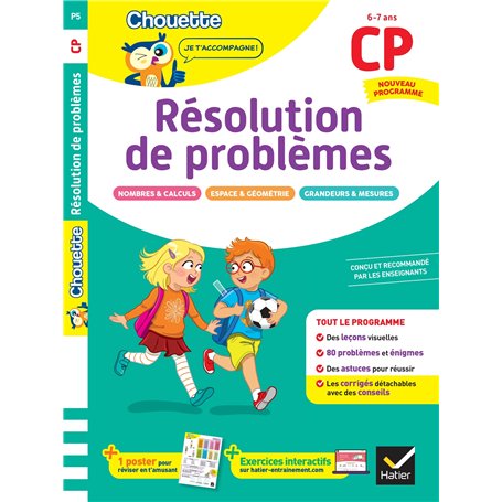 Résolution de problèmes CP  - Cahier de soutien nouveau programme