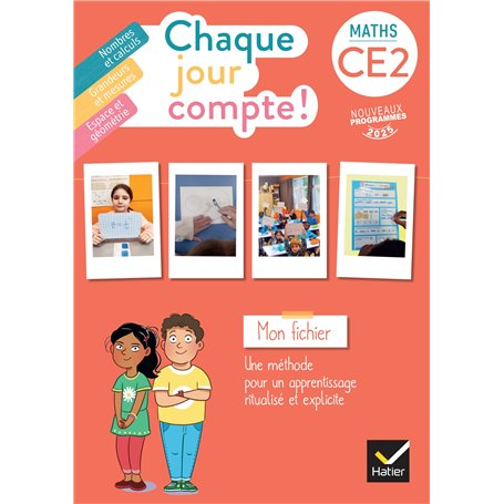 Chaque jour compte - Maths CE2 - Ed. 2025 - Fichier élève