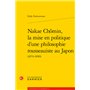 Nakae Chômin, la mise en politique d'une philosophie rousseauiste au Japon 34,25 €