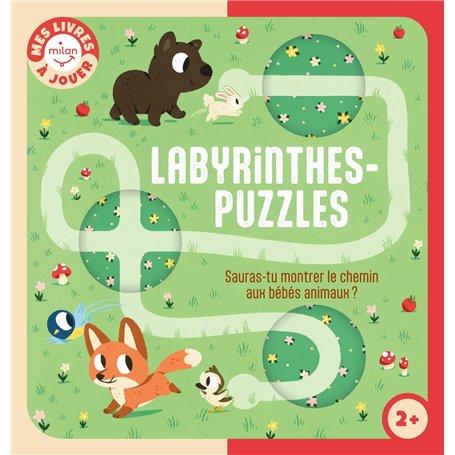 Labyrinthes-puzzles - Sauras-tu aider les bébés animaux ?