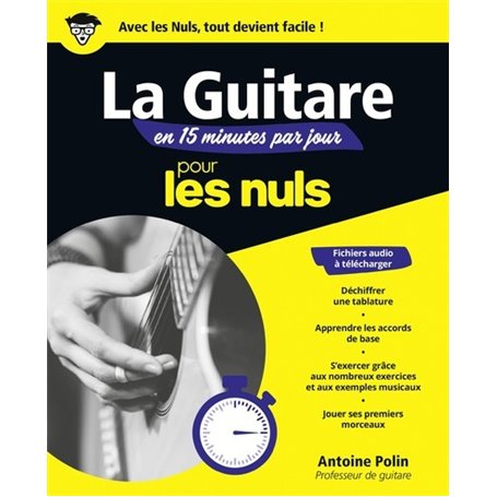 Apprendre la guitare en 15 minutes par jour Mégapoche Pour les Nuls