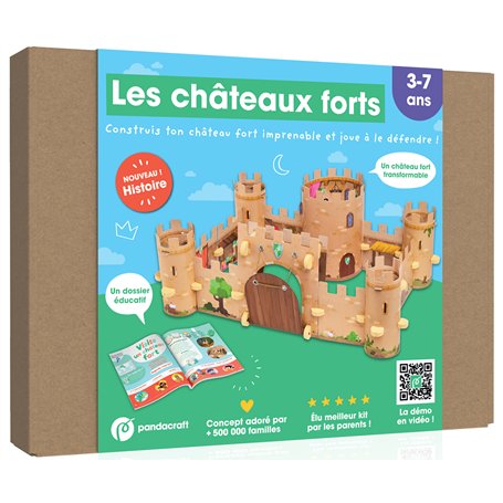 Les châteaux forts - Kit Pandacraft 3-7 ans