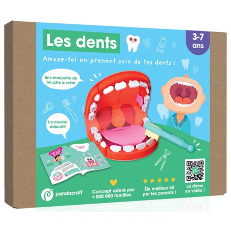 Les dents - kit Pandacraft 3-7 ans