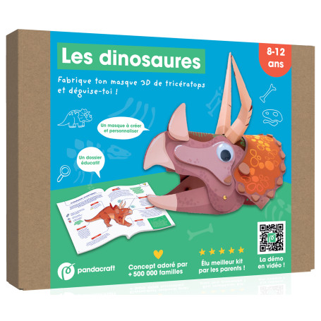 Les dinosaures - Kit Pandacraft 8-12 ans