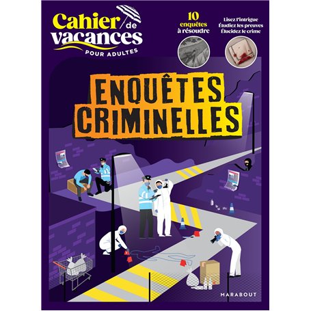 Cahier de vacances - Enquêtes Criminelles