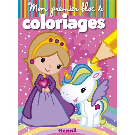 Mon premier bloc de coloriages (Princesse et Licorne) 3,86 €