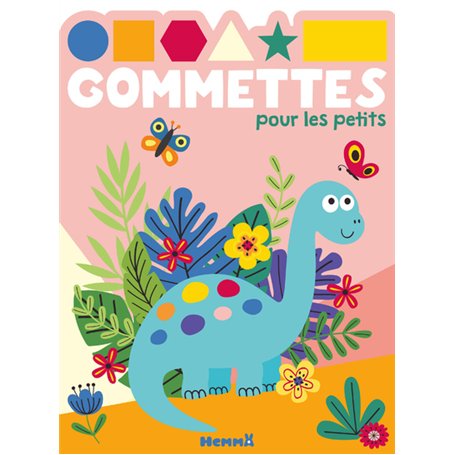 Gommettes pour les petits (Dinosaure bleu)