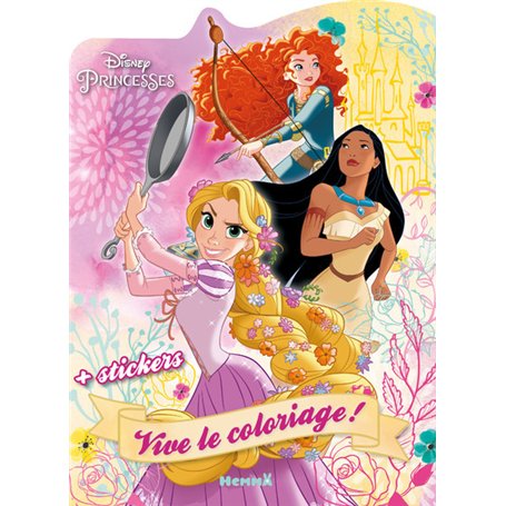 Disney Princesses - Vive le coloriage ! (Raiponce, Pocahontas, Merida) - + stickers 4,84 €
