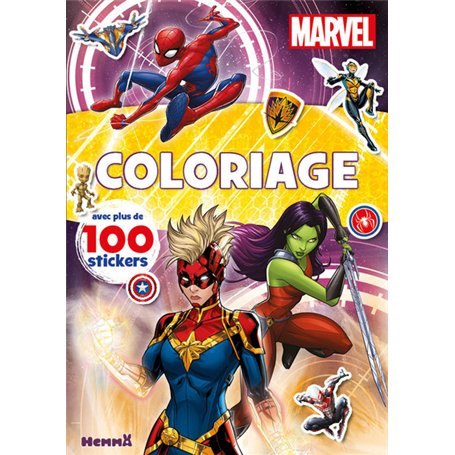 Marvel - Coloriage avec plus de 100 stickers (Captain Marvel et Gamora) 4,40 €