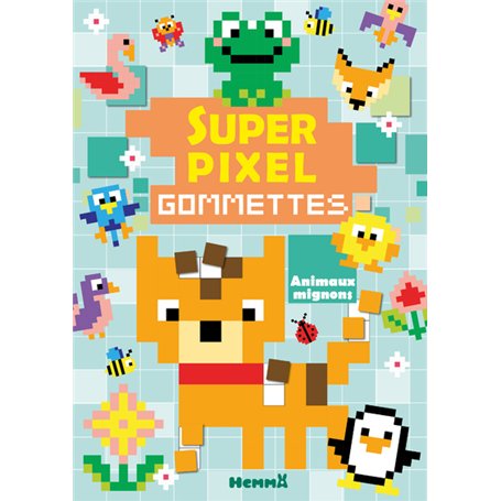 Super pixel - Gommettes - Animaux mignons